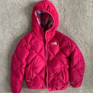 North Face reversible girls jacket